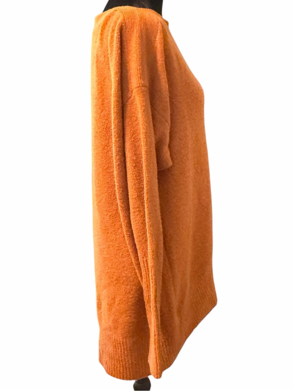 Anthropologie Sweater Medium Orange Crew Neck Knit Pullover wool
Blend - Picture 3 of 11